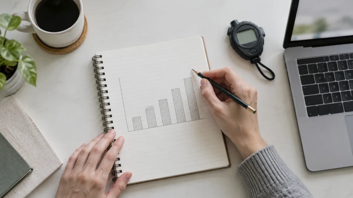 A tester records query latency for different databases