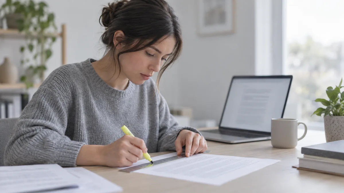 A reviewer checks document Q&A answers against the source text