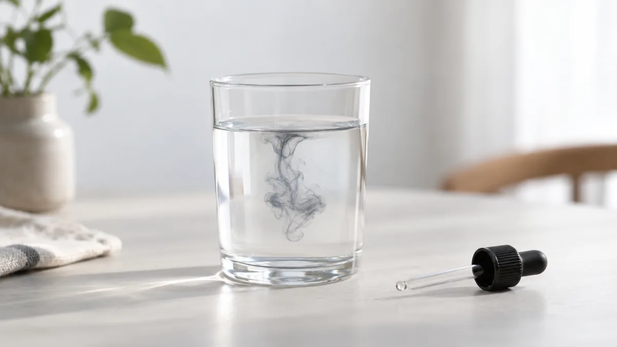 一杯被滴入墨水的清水，类比被污染的记忆持续扩散