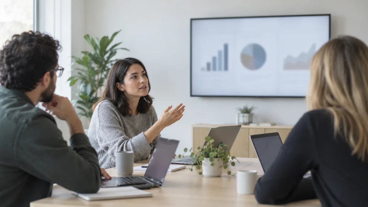 At a launch readiness review the team checks cost, latency and risk metrics