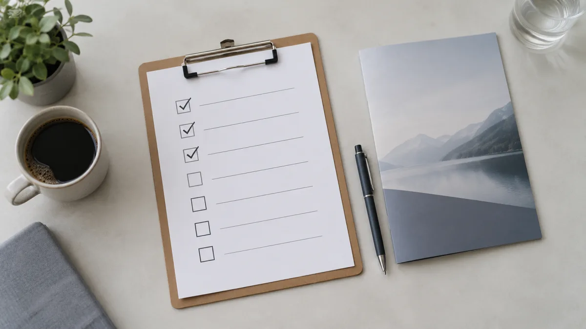 A procurement officer assesses an AI vendor against a checklist