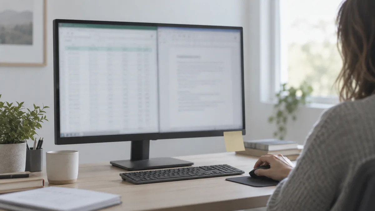 Spreadsheet data rolled up into a weekly report draft