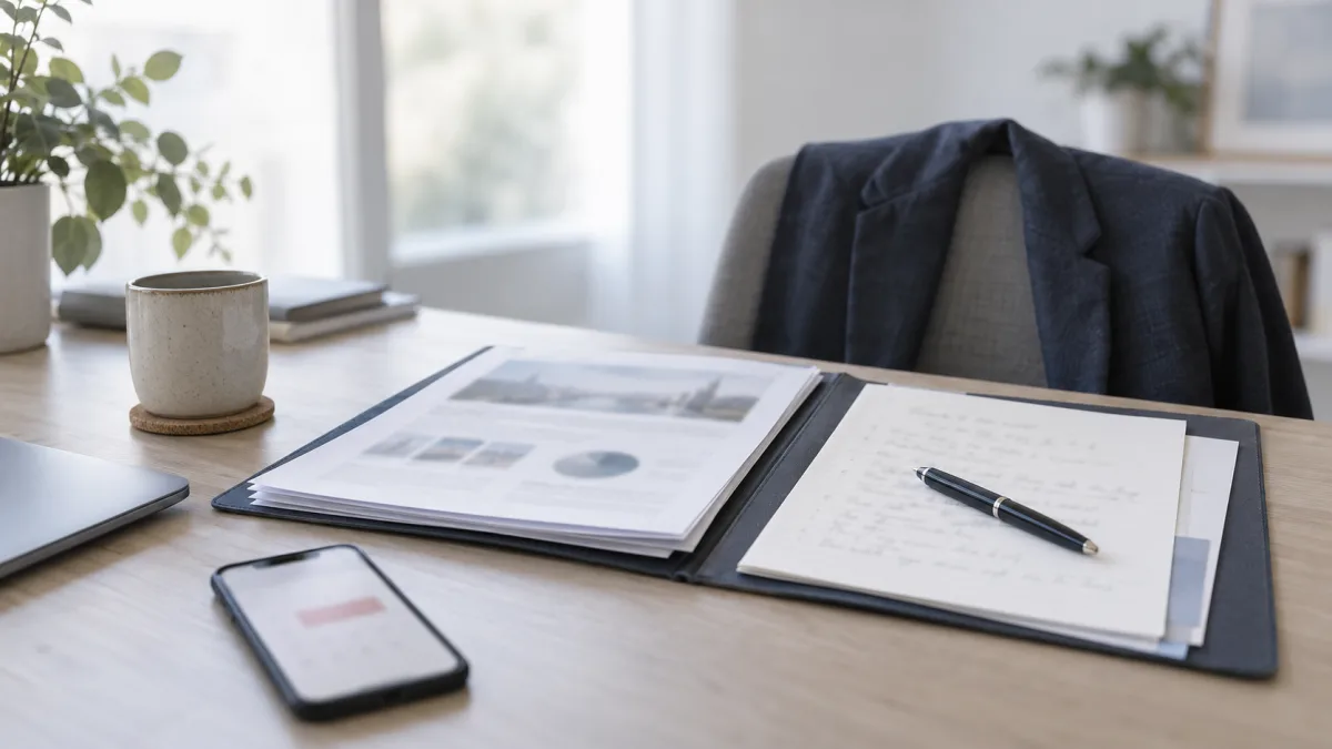 Company research and notes prepared before an interview