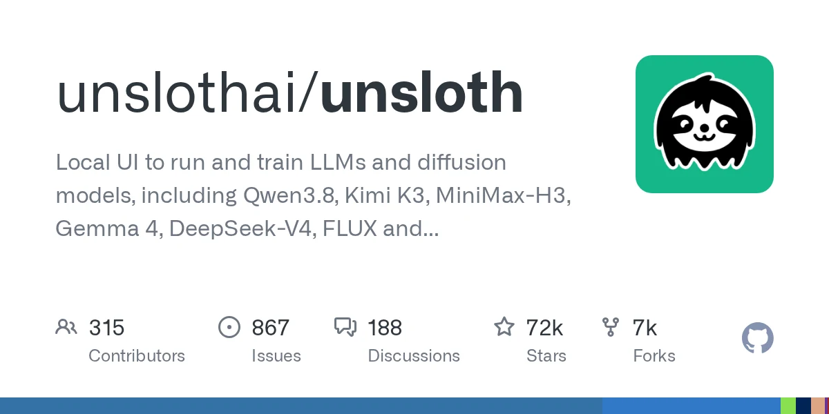 unslothai/unsloth 项目预览