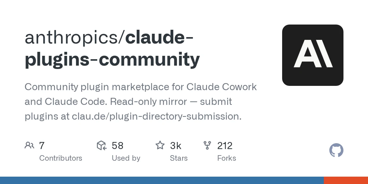 anthropics/claude-plugins-community 项目预览