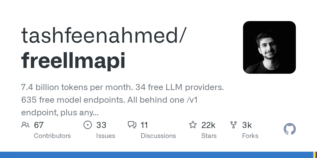 tashfeenahmed/freellmapi 项目预览