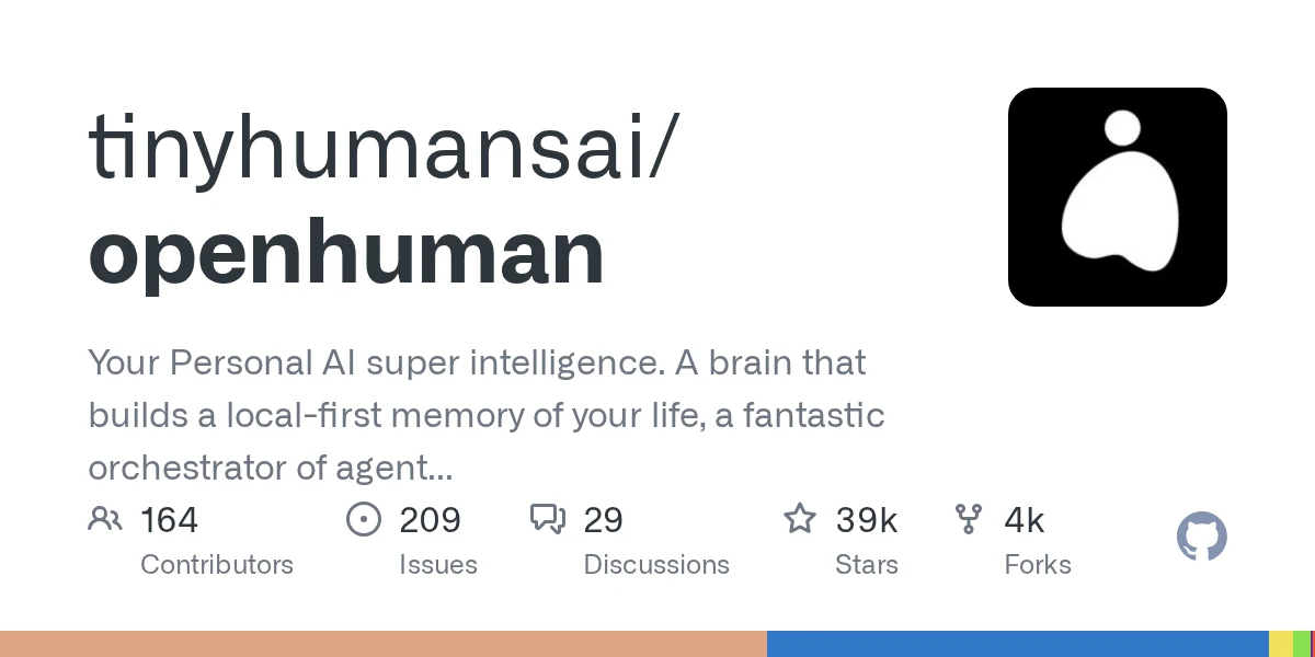 tinyhumansai/openhuman 项目预览