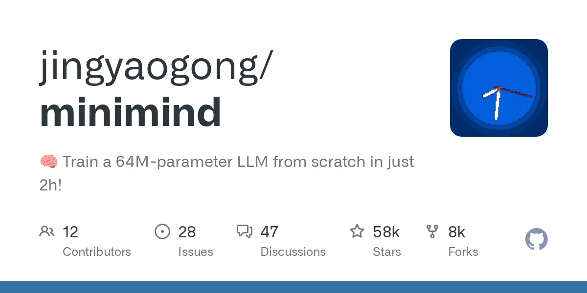 jingyaogong/minimind repository preview