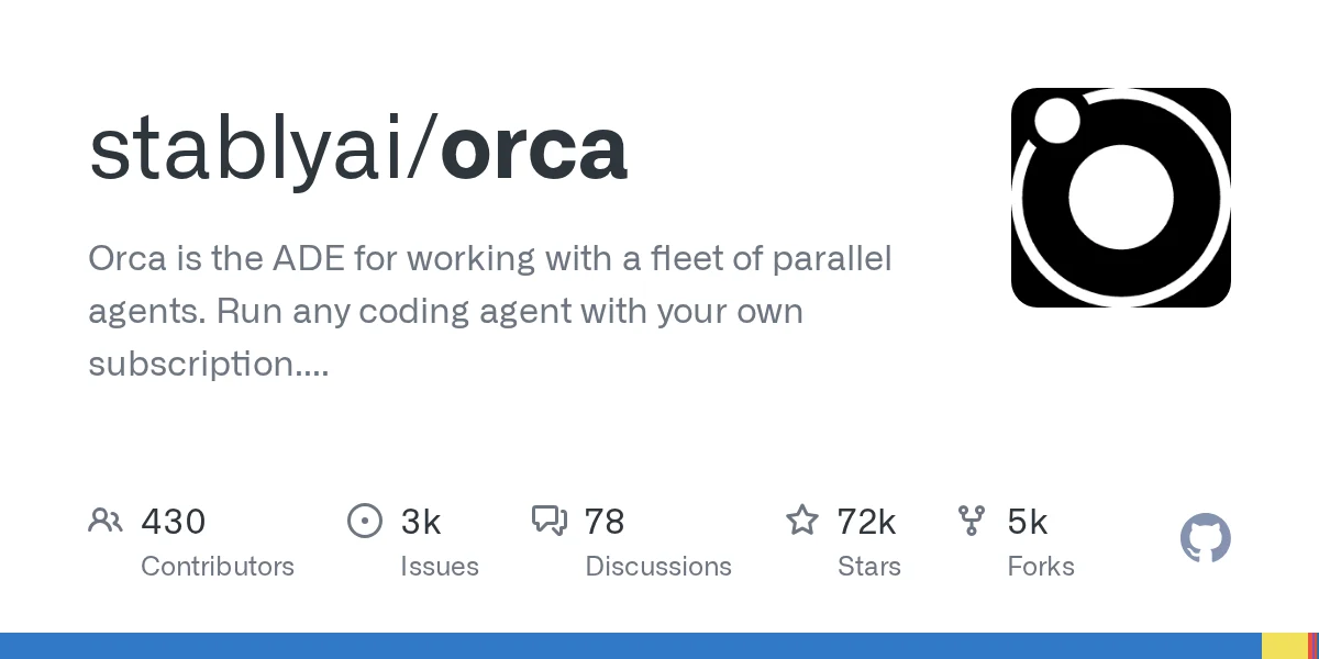 stablyai/orca repository preview