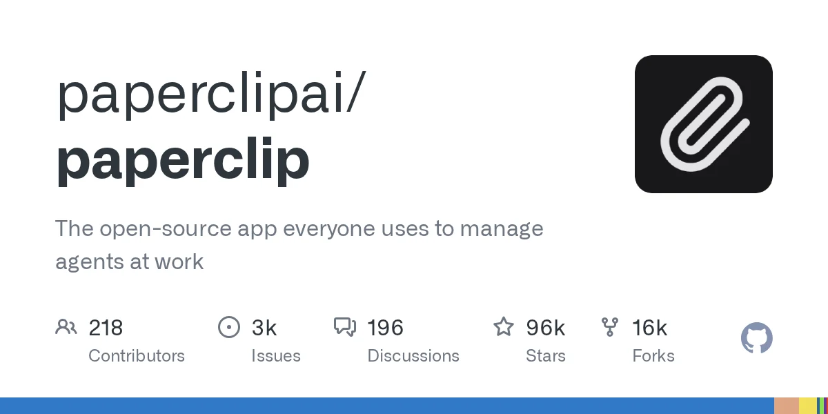 paperclipai/paperclip 项目预览