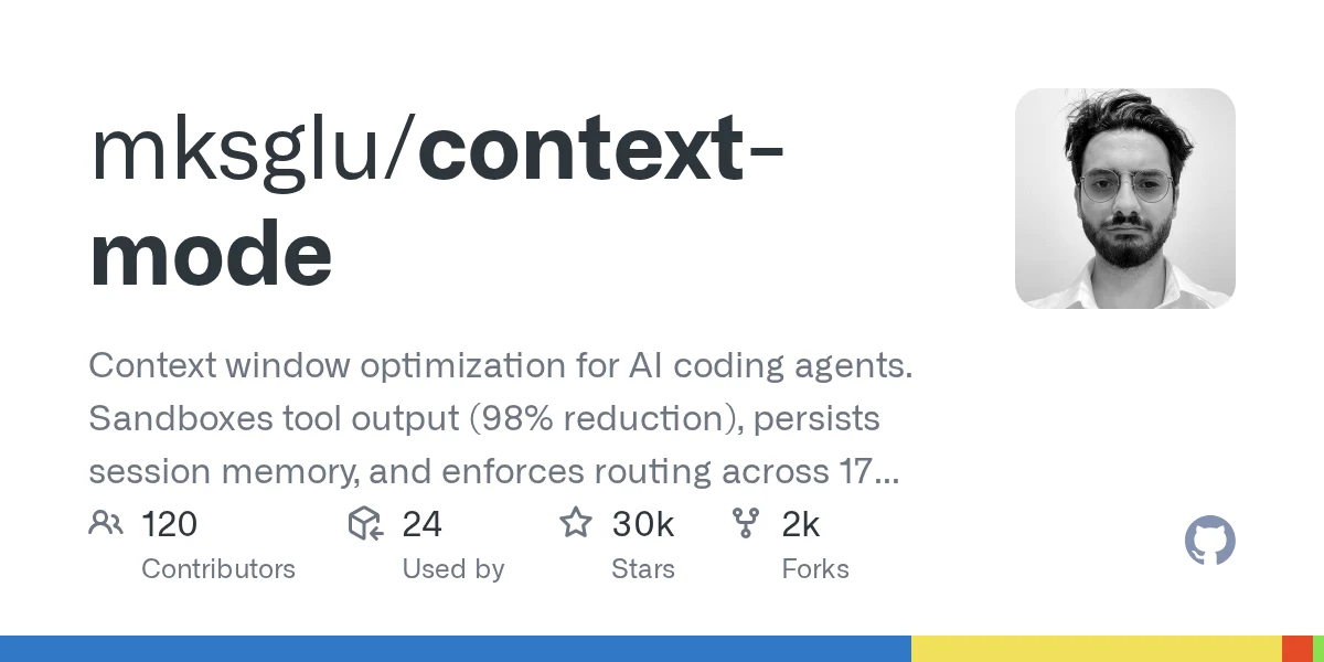 mksglu/context-mode 项目预览