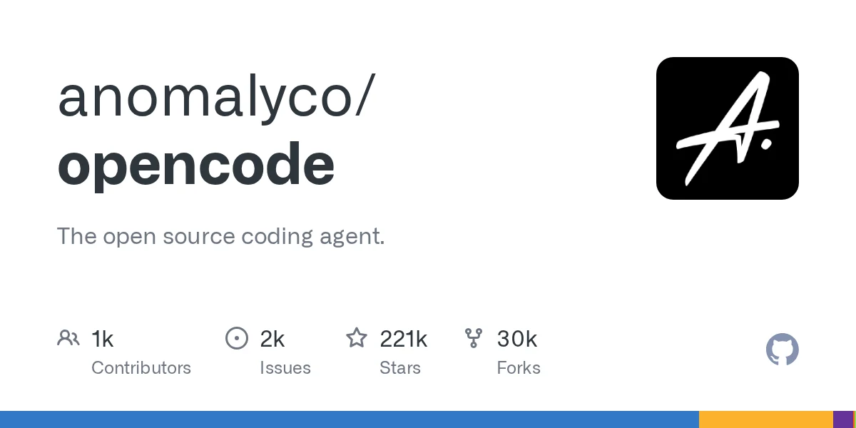 anomalyco/opencode 项目预览