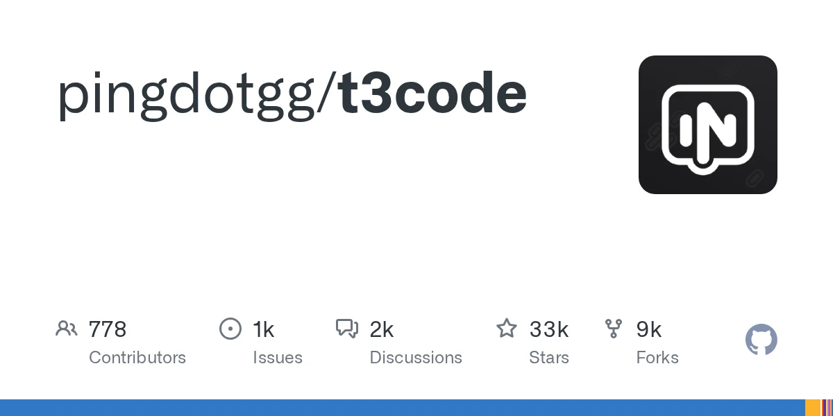 pingdotgg/t3code repository preview