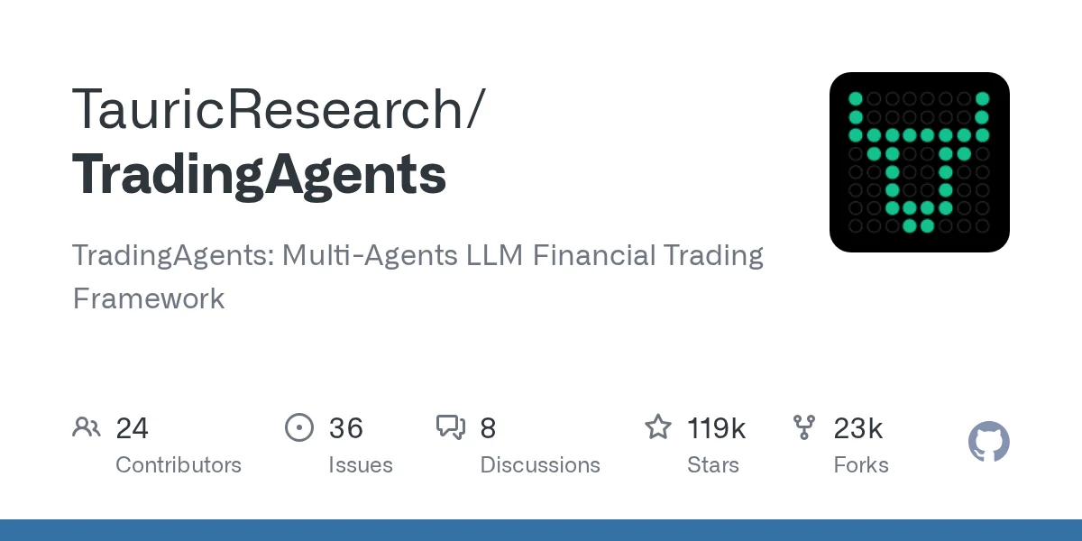 TauricResearch/TradingAgents repository preview