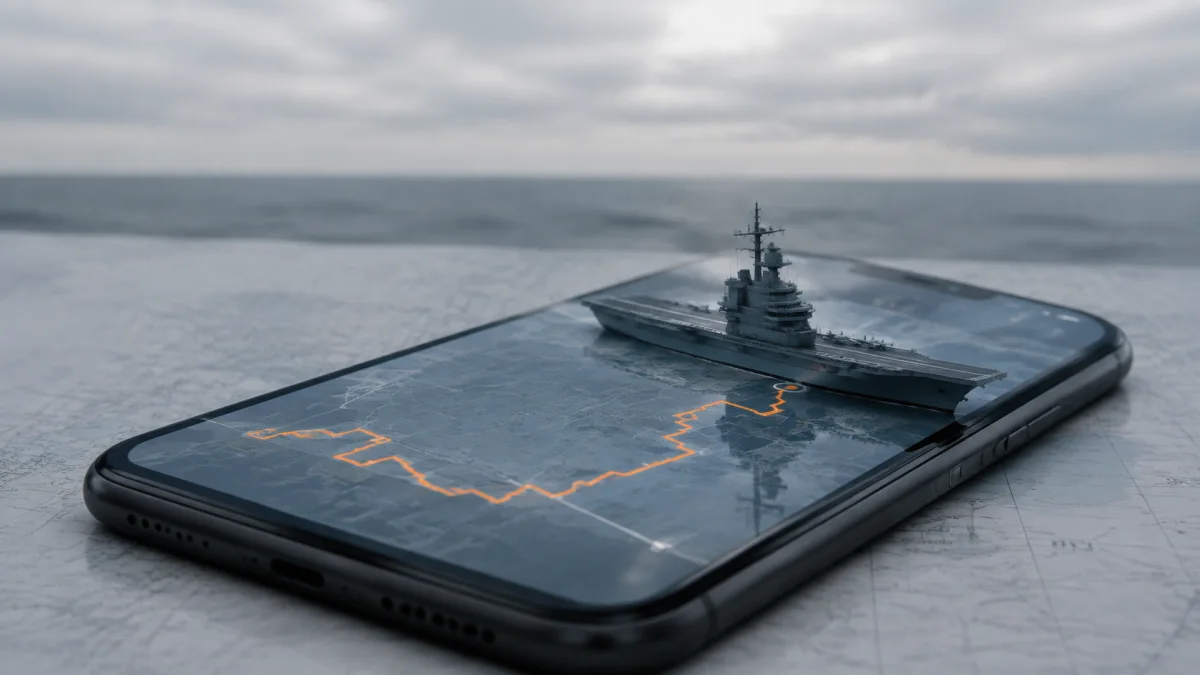 Le Monde Locates France's Aircraft Carrier in Real Time via a Fitness App