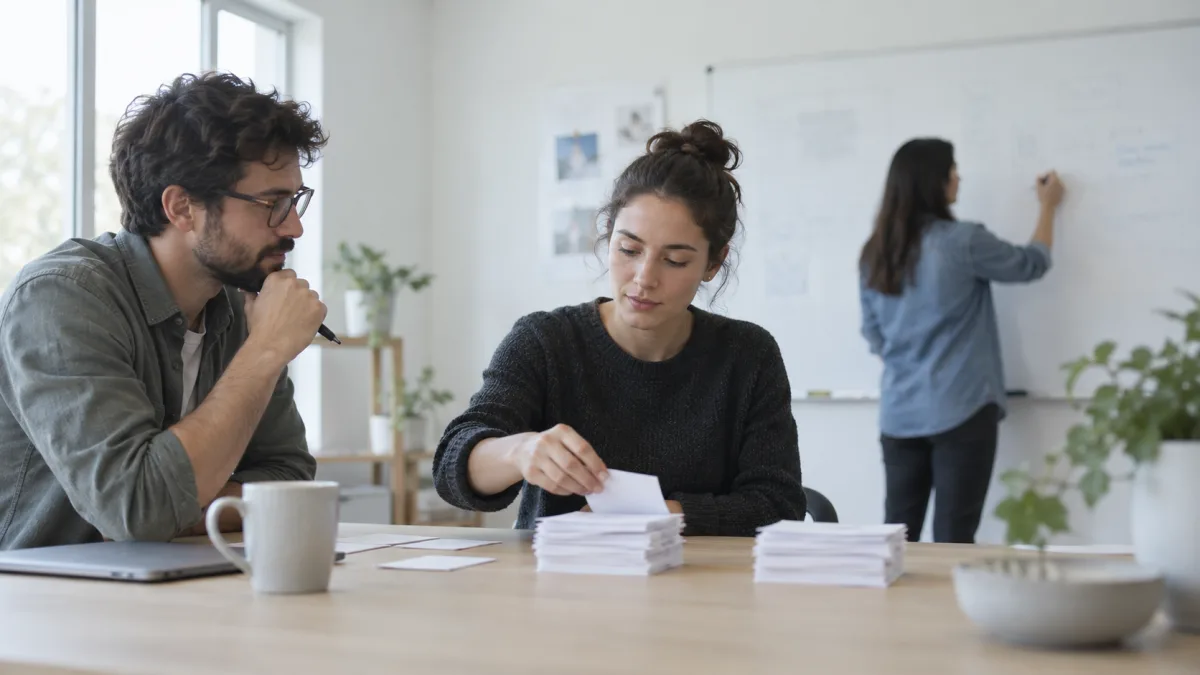 A team reviews user feedback to keep improving answer quality