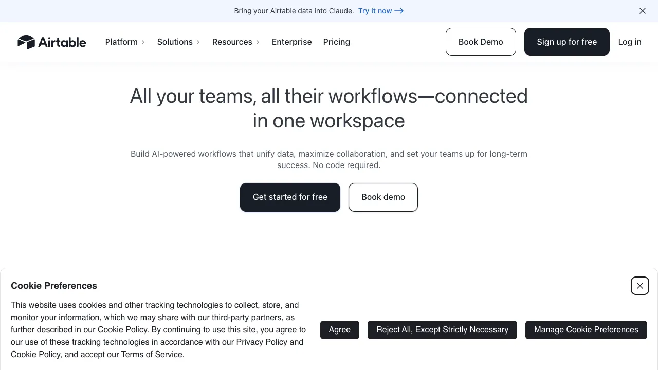 Airtable interface preview