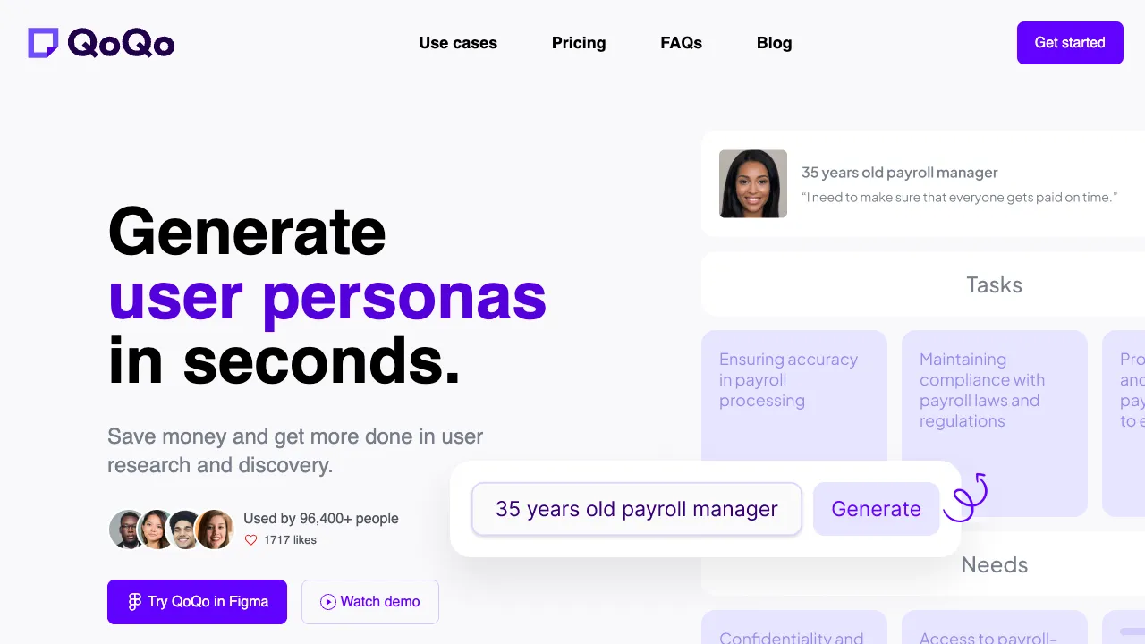 QoQo interface preview